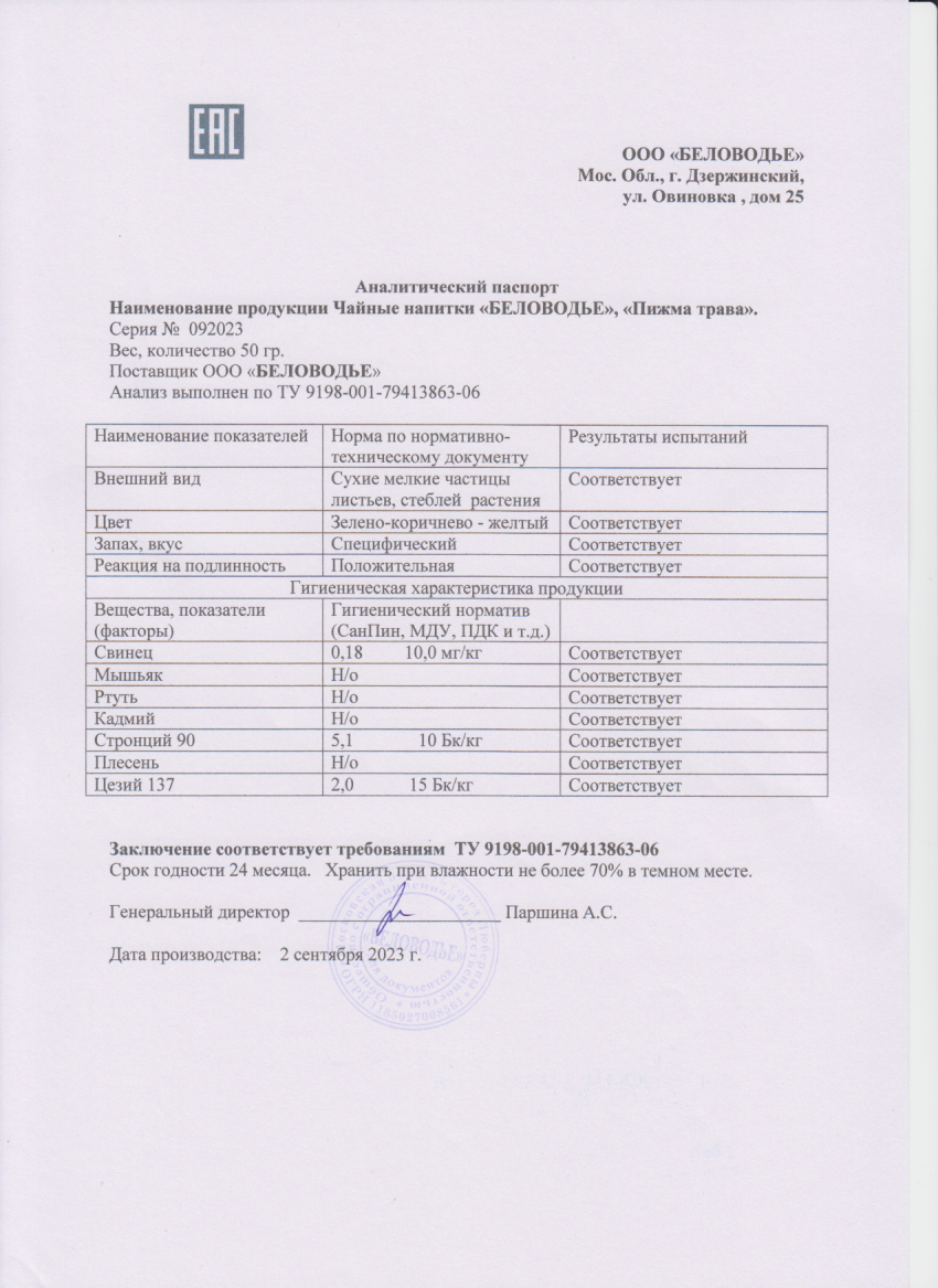 Паспорт №092023